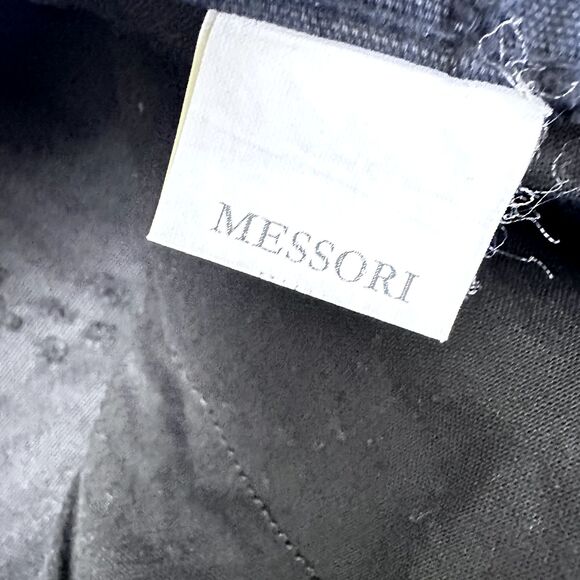 Messori Men's Cool Jeans Black Embroidered Distressed Cotton Jeans Pants SZ 40 - Picture 5 of 14